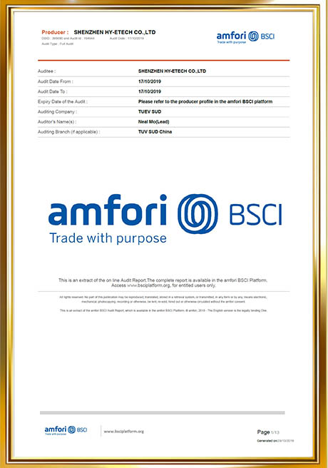 Certificate Of Honor