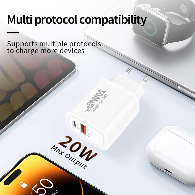 PD20W A+C European Standard Charger