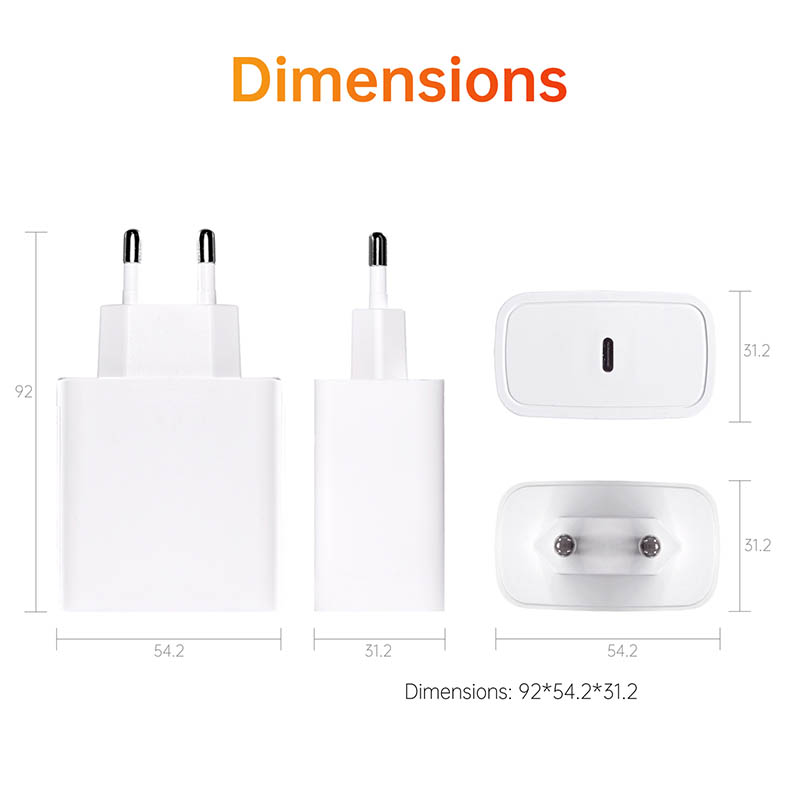 PD45W European Standard Single C Charger