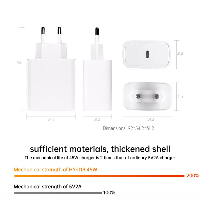 PD45W European Standard Single C Charger